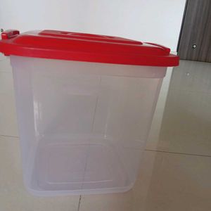 Red Top Storage Container