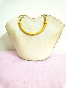 Jaipuri Embroidered Hand Bag Set Of Two Pieces