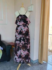 Floral Print Maxi Dress