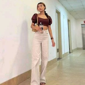 SSS Cinnamon Brown Crop Top