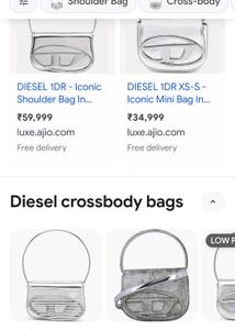 Diesel Silver Purse