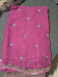 Pink Party Wear Saree