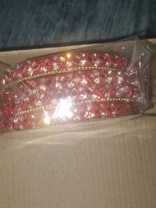 Red &amp; Gold Bangles