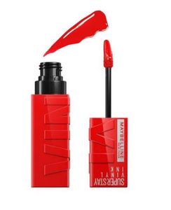 Maybelline Vinyl Ink Lipstick Shade Red Hot