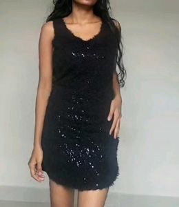 embellished Polyester Dress