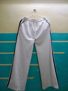 White Wide Leg Pants