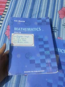 R.D. Sharma Mathematics Class IX With Mcq