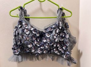 Elegant Grey Lehenga Choli