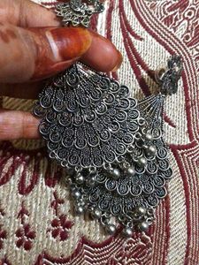Peacock Jhumka Earrings