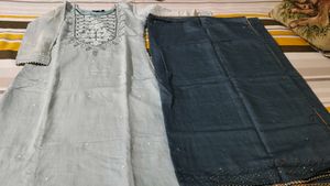 beautiful kurti with dupatta