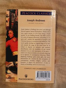 Joseph Andrews and The Mahabharata.