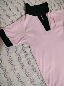 Collar Crop Top