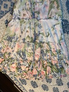 Floral Tiered Mini Dress