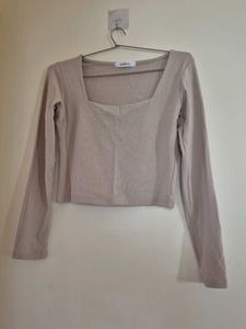 Square neck top