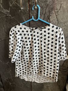 Polka Dot Womens Top