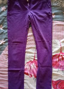 Purple Corduroy Pants