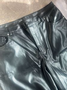 H&amp;M Black Faux Leather Pants