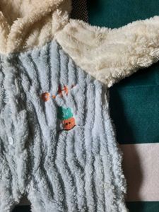 Cute Bunny Hooded Romper