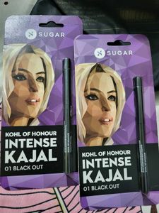 Sugar 2kajal+lipstick+primer