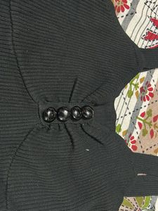 Black Ribbed Tank Top