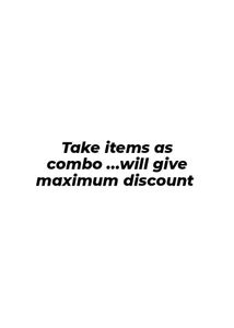4 Item Combo One Day Offer