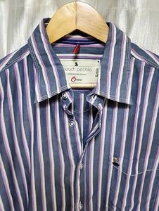 Rich Pebble Striped Button Down