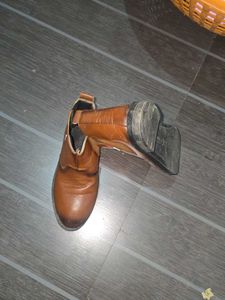 Brown Leather Chelsea Boots