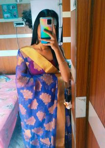 SAREE (BLUE) 🔹