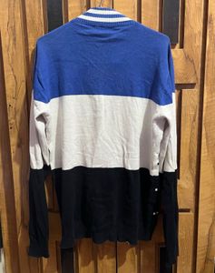 Unisex Retro Club Color Block Sweater