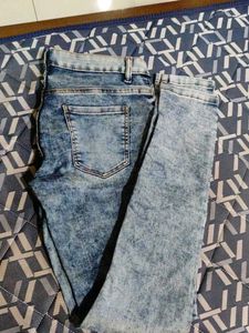 Acid Wash Denim Jeans