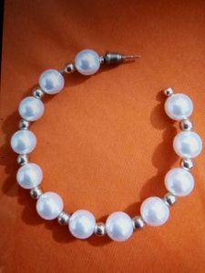 Pearl Hoop Earrings