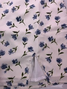White Floral Mini Skirt