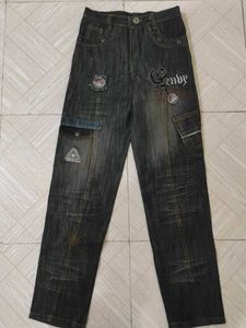 Embellished Denim Jeans