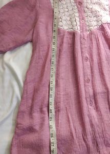 Elegant Mauve Top Size M