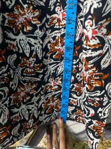 Floral Black Kurta