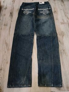 Vintage Graphic Denim Jeans