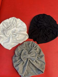 Cute Black Baby Bow Turban Pack Of 6