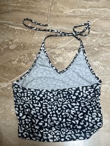 Animal Print Halter Top