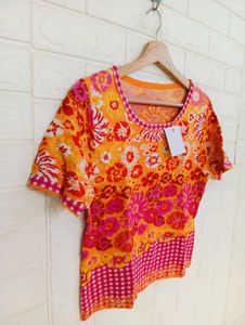 Floral Knit Top