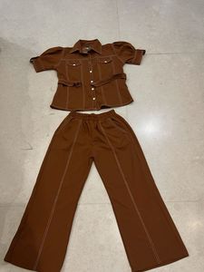 Brown Two-Piece Set