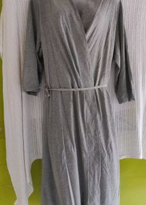 Grey Wrap Dress/Robe/Lounge Wear