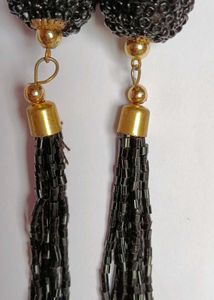 Beaded Tassel Earrings