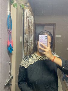 Designer Black Top