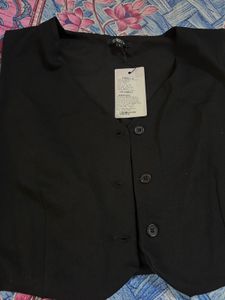 Stylish Black Vest