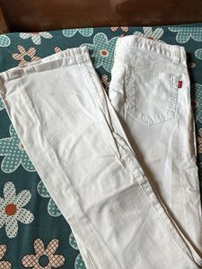 Anion White Jeans - Size 28