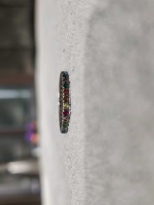 Sterling Silver Rainbow Gem Ring
