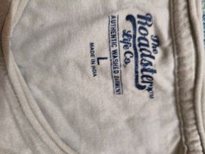 Roadster Men&#39;s L 40 T Shirt For Men Cotton Blend