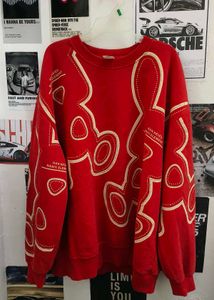 Red Patterned Sweater