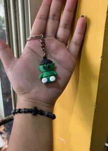 Set Of 4 Funky Cute Keychains