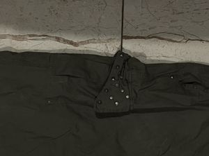Y2K Olive Green Cargo Pants with Studded Pockets